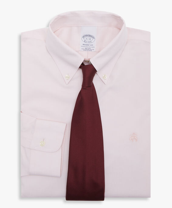 Brooks Brothers Camisa rosa pastel regular fit non-iron de algodón con cuello button down Rosa Claro/Pastel 1000096970US100204255