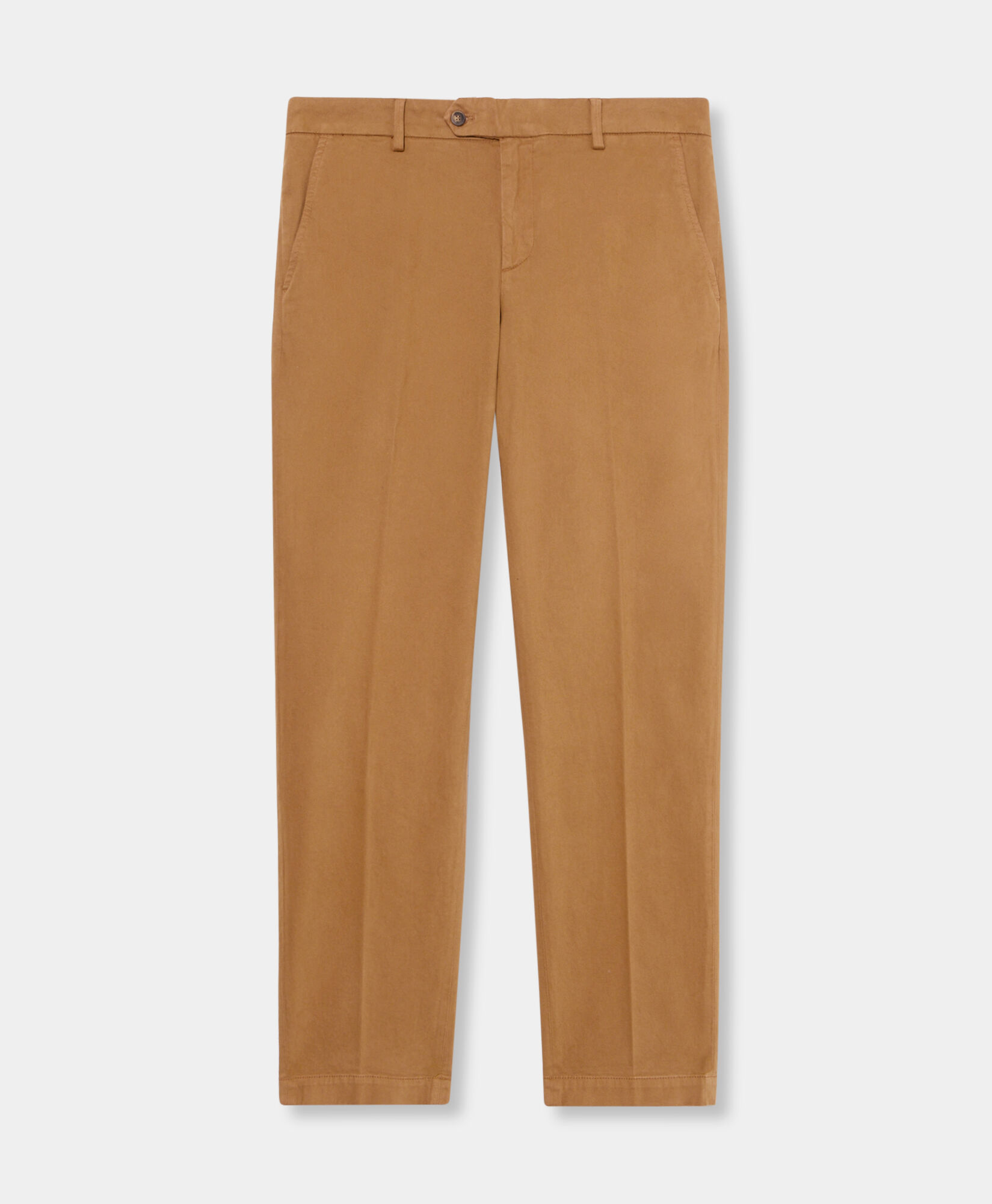 Brooks Brothers Regular Fit Soft Twill Kirman Chino Rust CPCHI061COBSP002RUSTP001