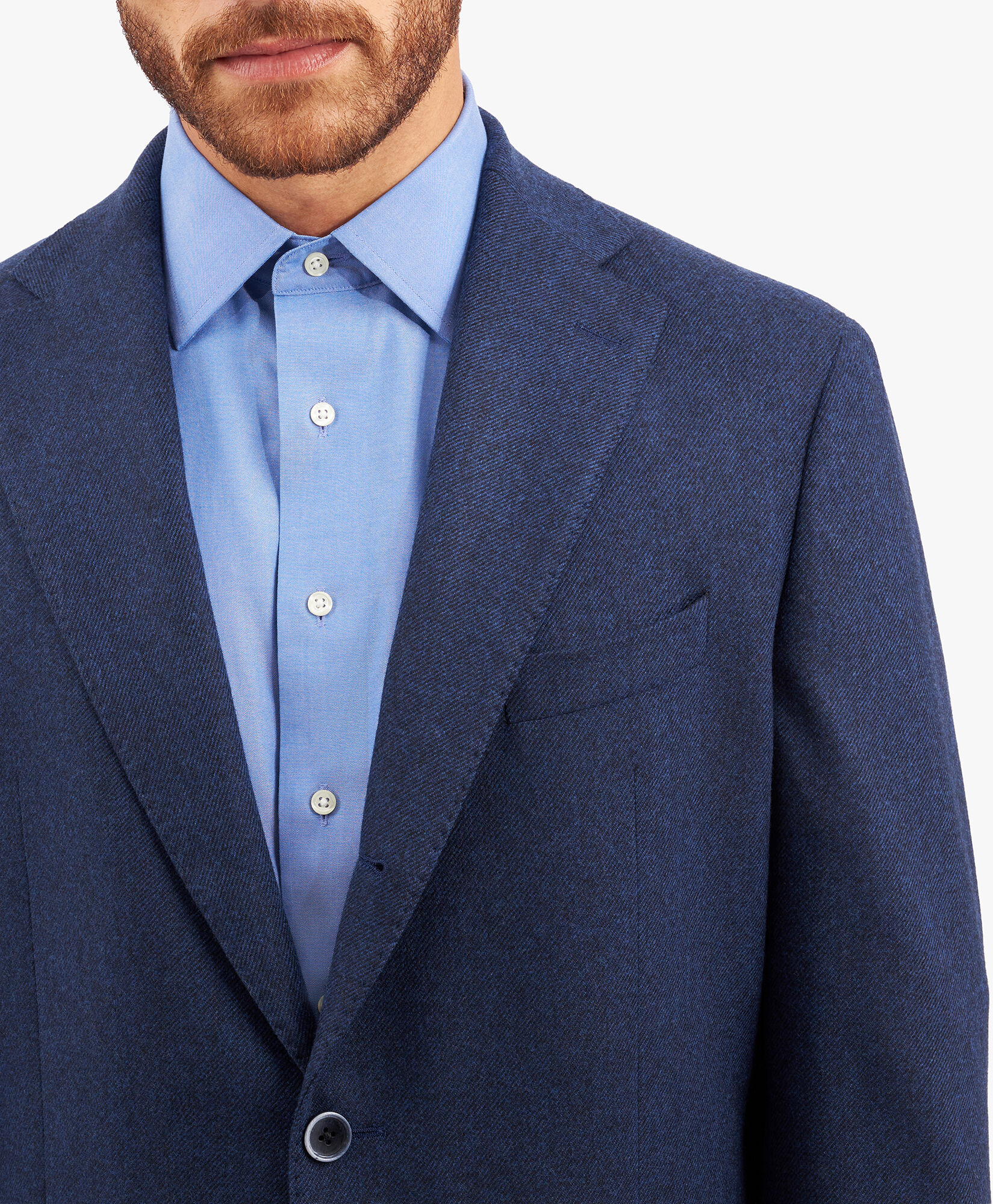 Navy Blue Wool Cashmere Blend Blazer in Navy for Men Brooks Brothers UK