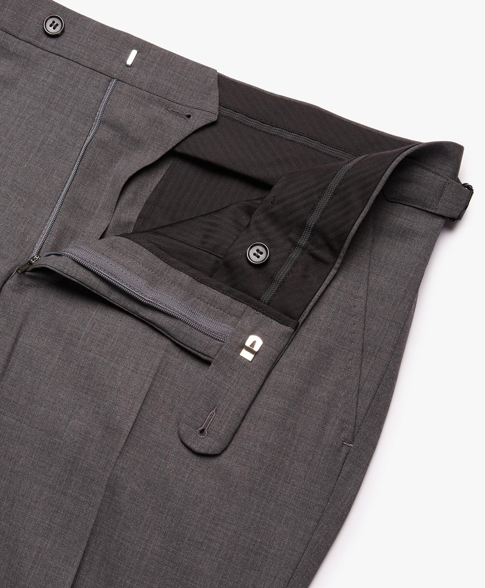 Brooks Brothers Wool-Blend Suit Medium grey STRTP001WVBSP001MDGRP001