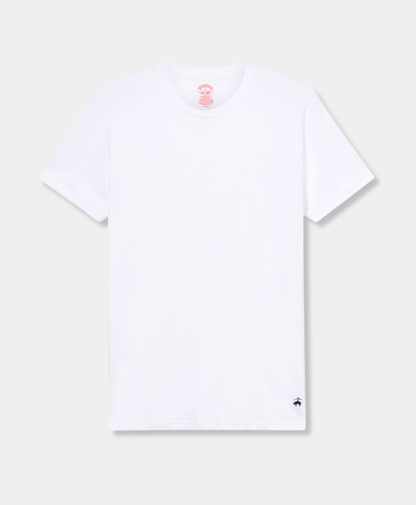 Brooks Brothers Crewneck Cotton T-shirts - Pack of 3 White 1000105767US100224234