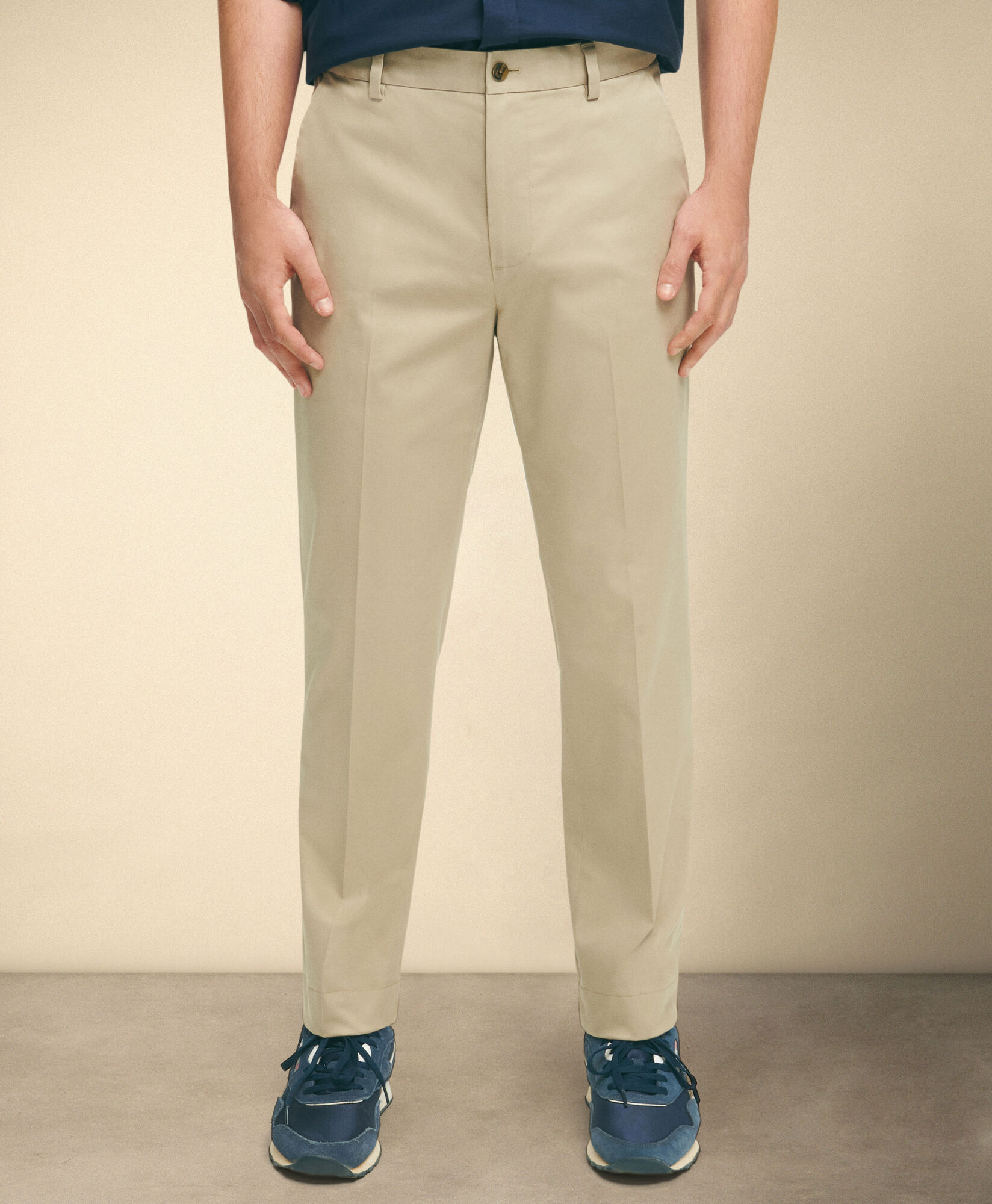 Brooks Brothers Slim Fit Advantage Stretch Chino Beige 1000097229US100204793