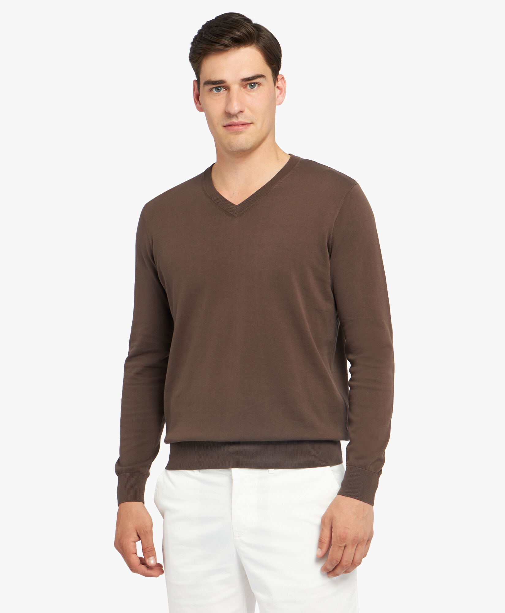 Brooks brothers v neck sweater hotsell
