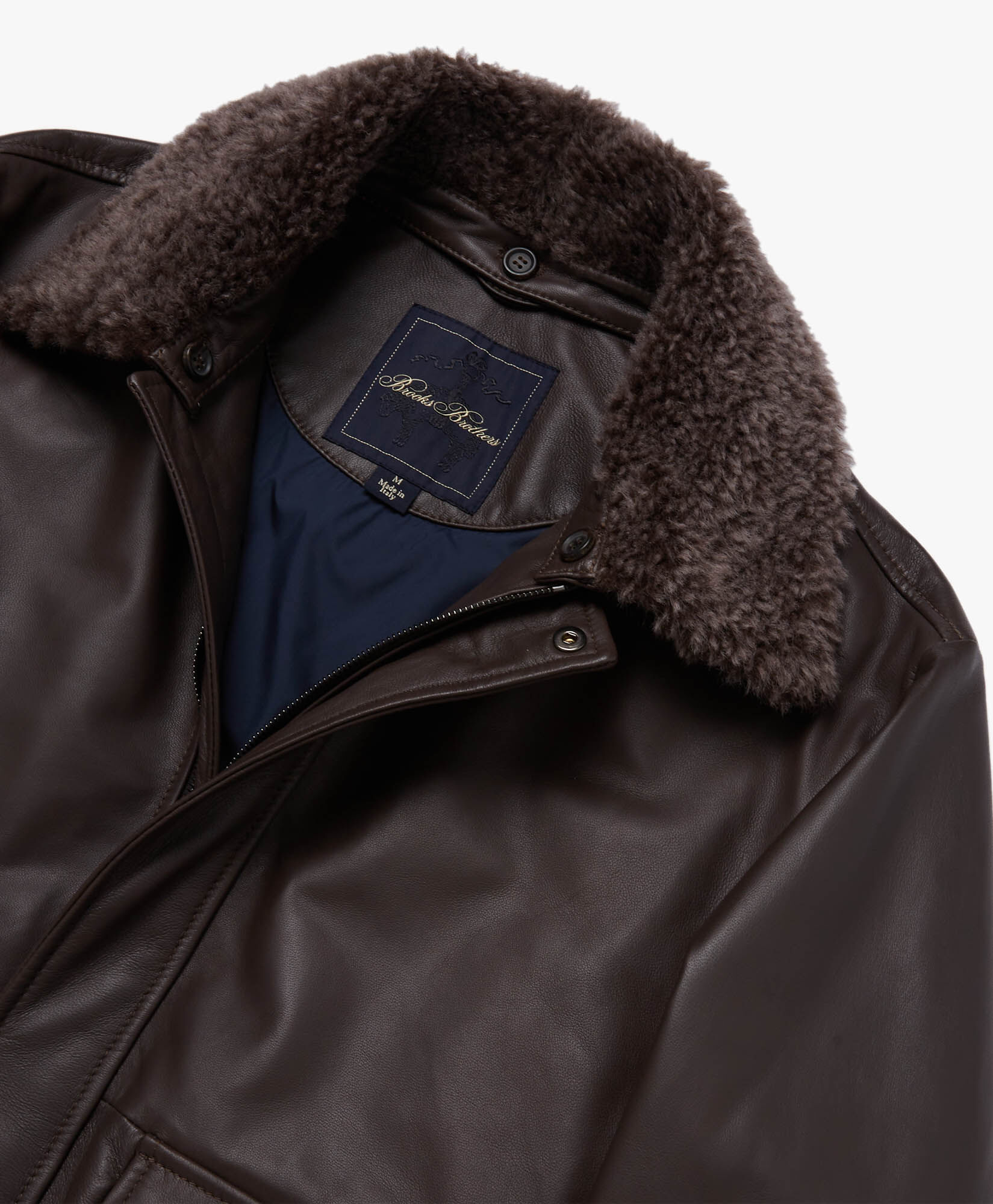 Brooks brothers men's leather jacket shop