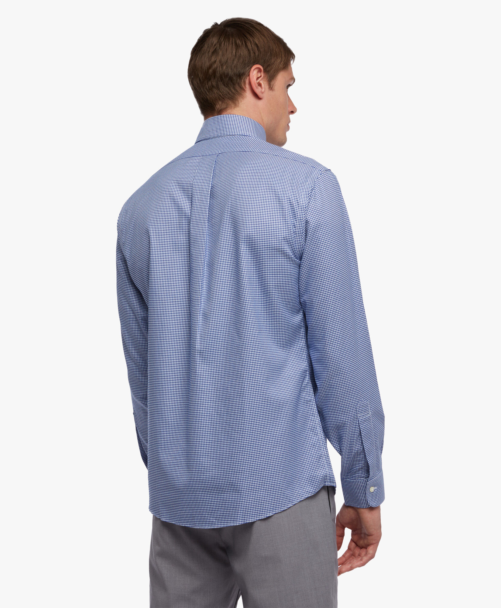 Regular Fit Blue Non Iron Button Down Dress Shirt in Blue for Men Brooks Brothers UK