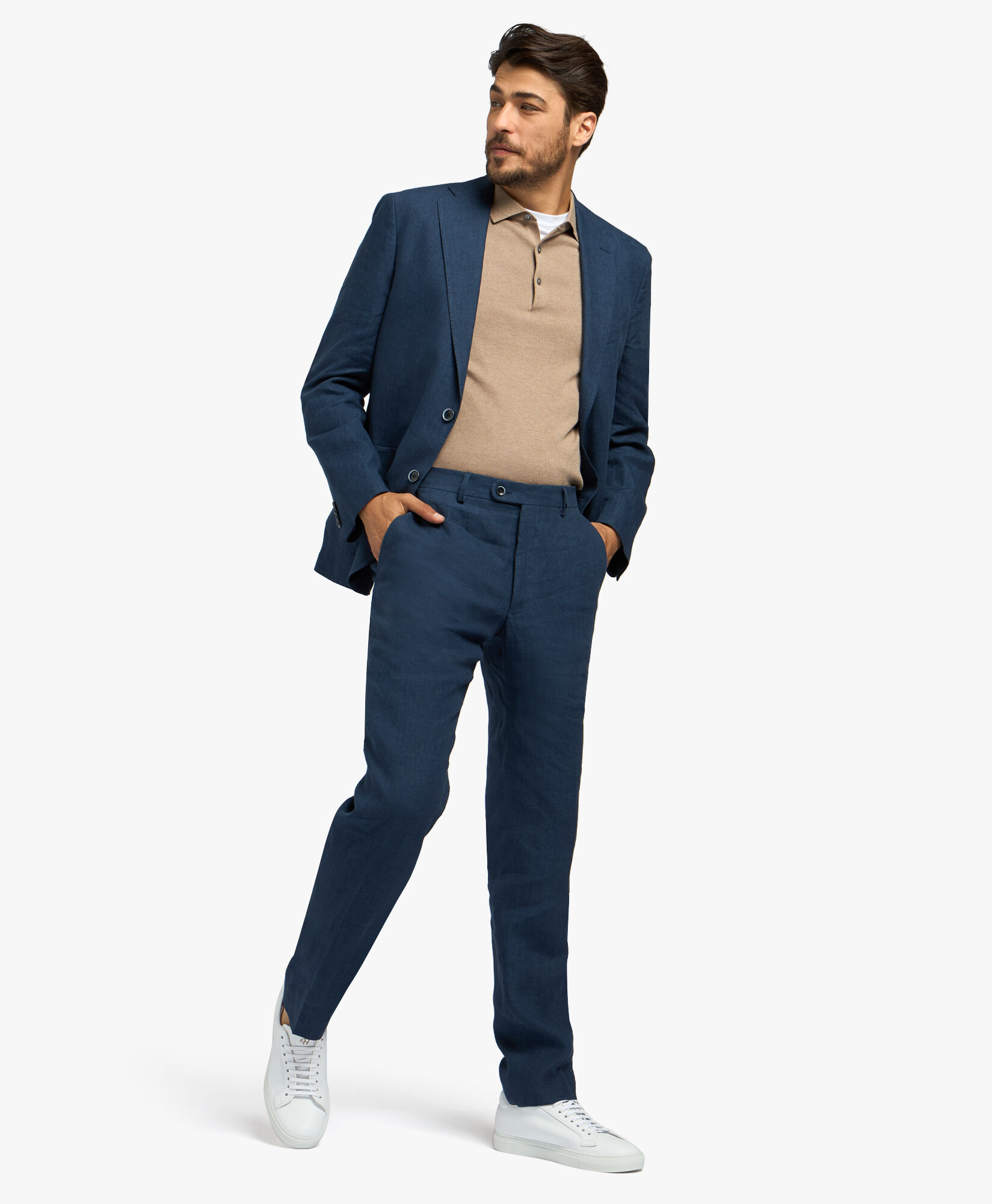 Brooks brothers linen blazer sales