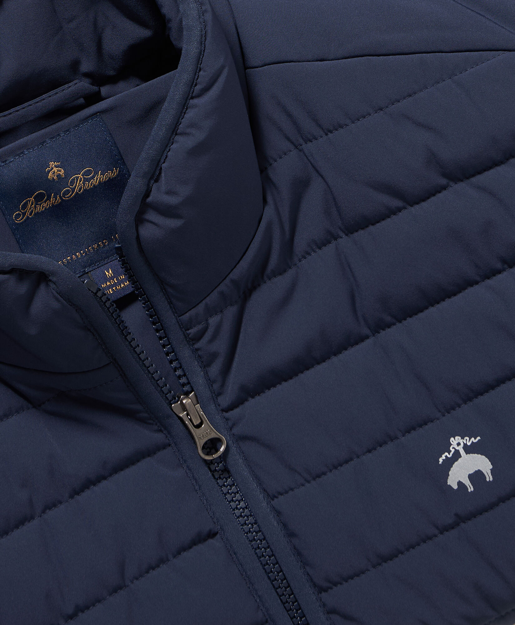 Puffer Vest in Navy for Men Brooks Brothers EU
