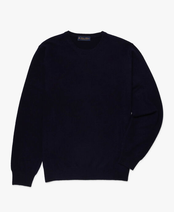 Brooks Brothers Cashmere Crew-Neck Sweater Navy KNCRN001WSPWS001NAVYP001