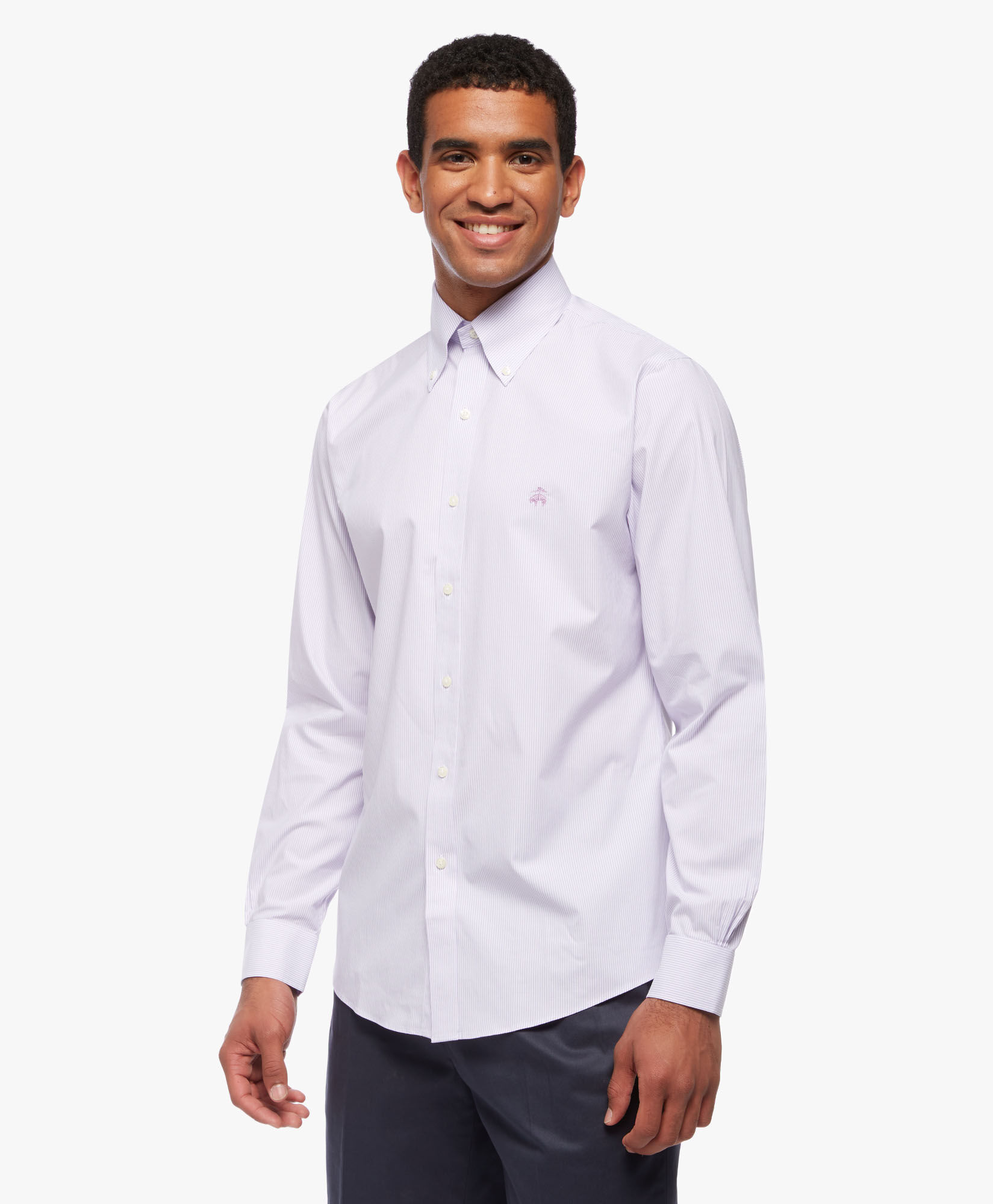 Light purple outlet button down shirt