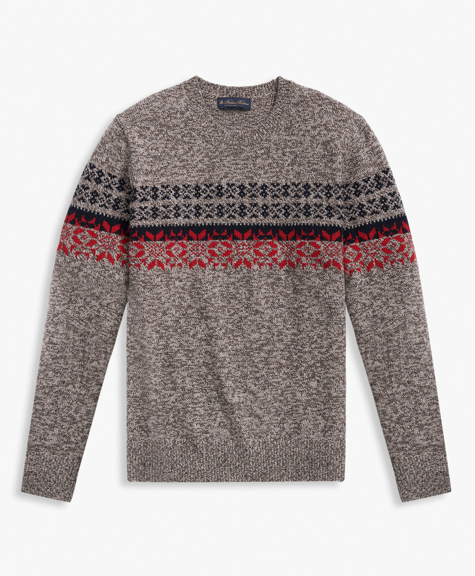 Brown Wool Sweater in Brown for Men Brooks Brothers UK