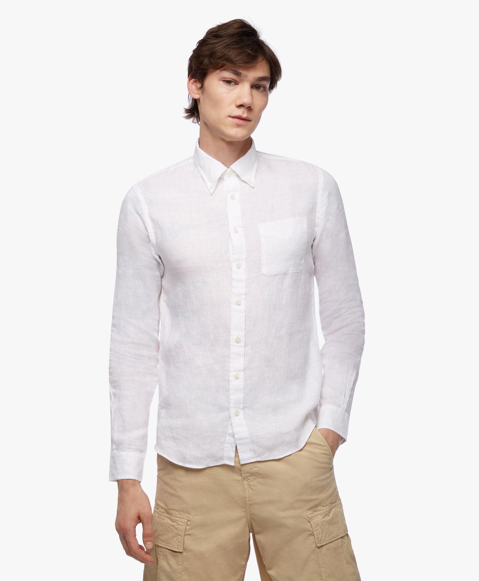 Camicia bianca uomo sportiva outlet
