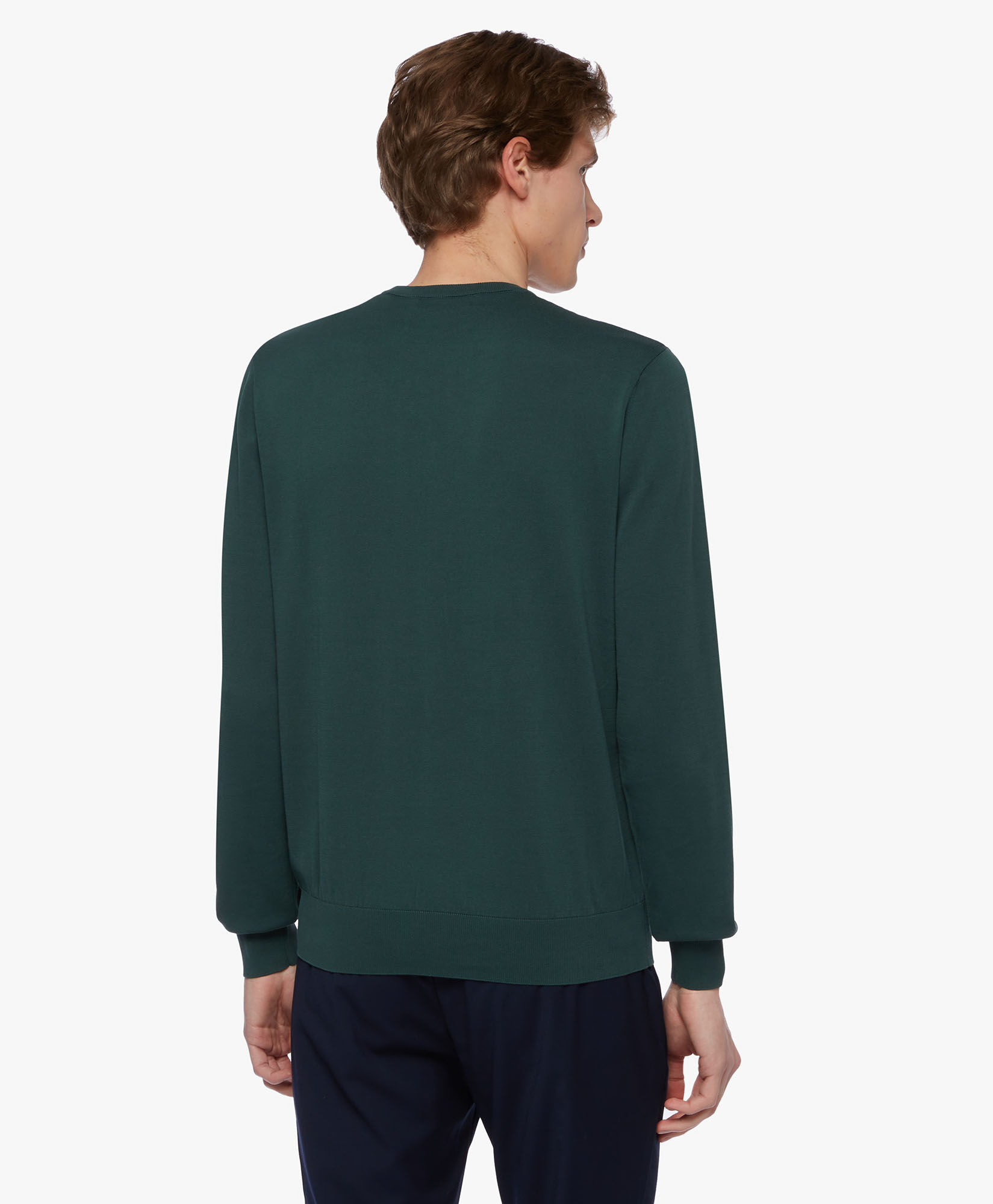 Green Cotton Sweater in Green for Men Brooks Brothers UK