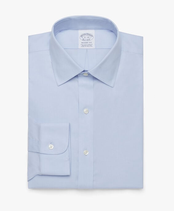Brooks Brothers Camisa azul pastel regular fit non-iron de algodón elástico con cuello ainsley Azul claro/pastel 1000078352US100161038