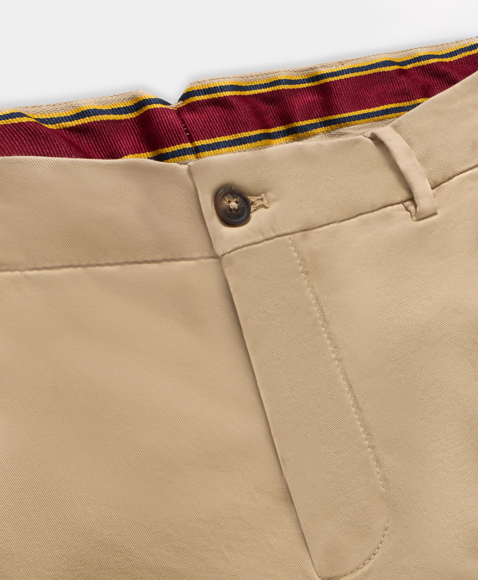 Brooks Brothers Relaxed Fit Cotton Chinos Beige CPCHI043COBSP002BEIGP001