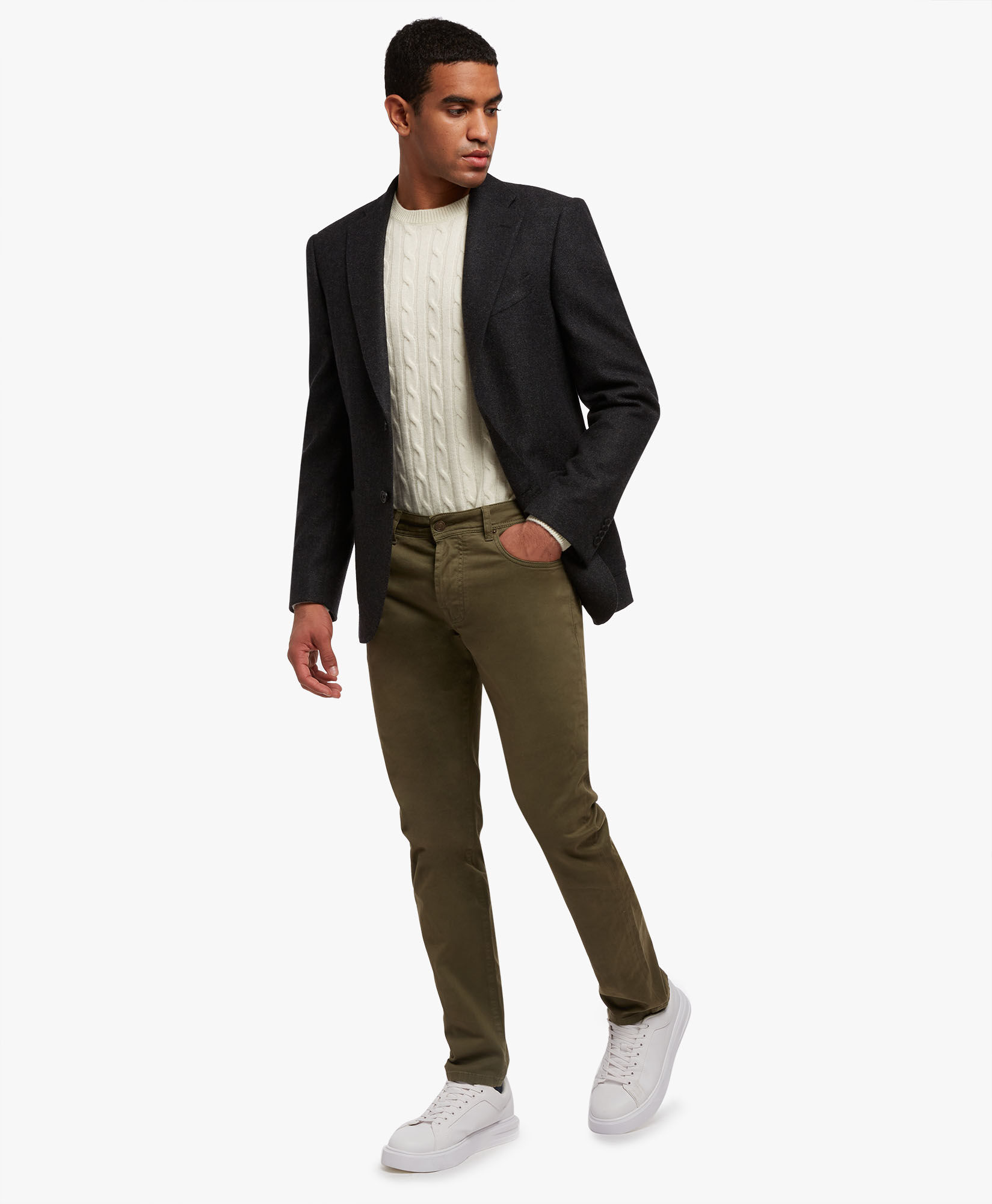 Black sport coat with grey pants online