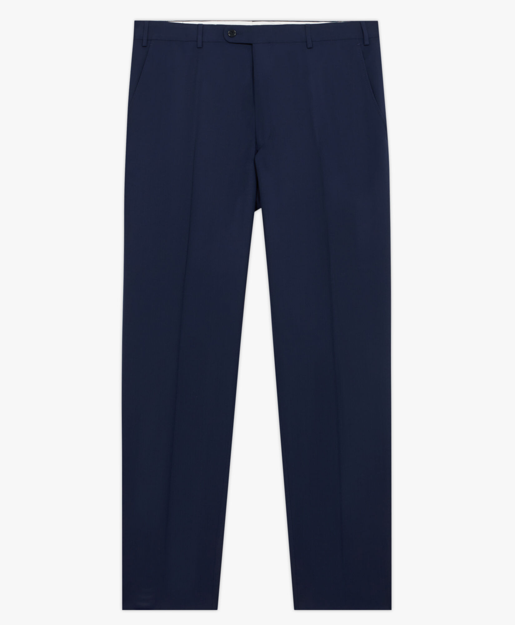 Brooks Brothers Pantalon bleu marine en laine vierge stretch Marine DTROU011WVBSP001NAVYP001
