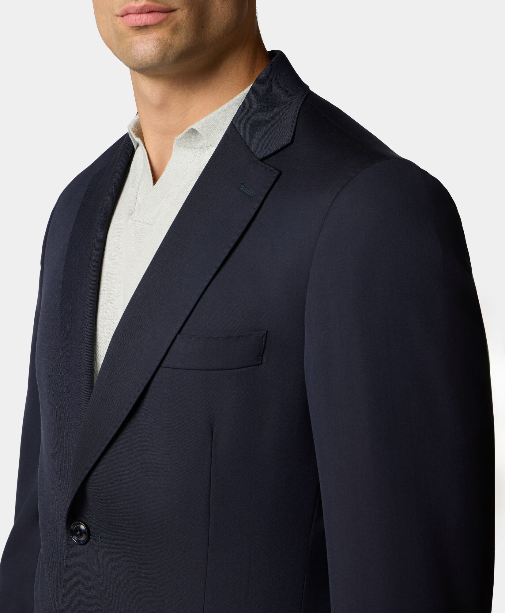 Brooks Brothers Virgin Wool Single-Breasted Blazer Navy JKREG069WVPWV003NAVYP001