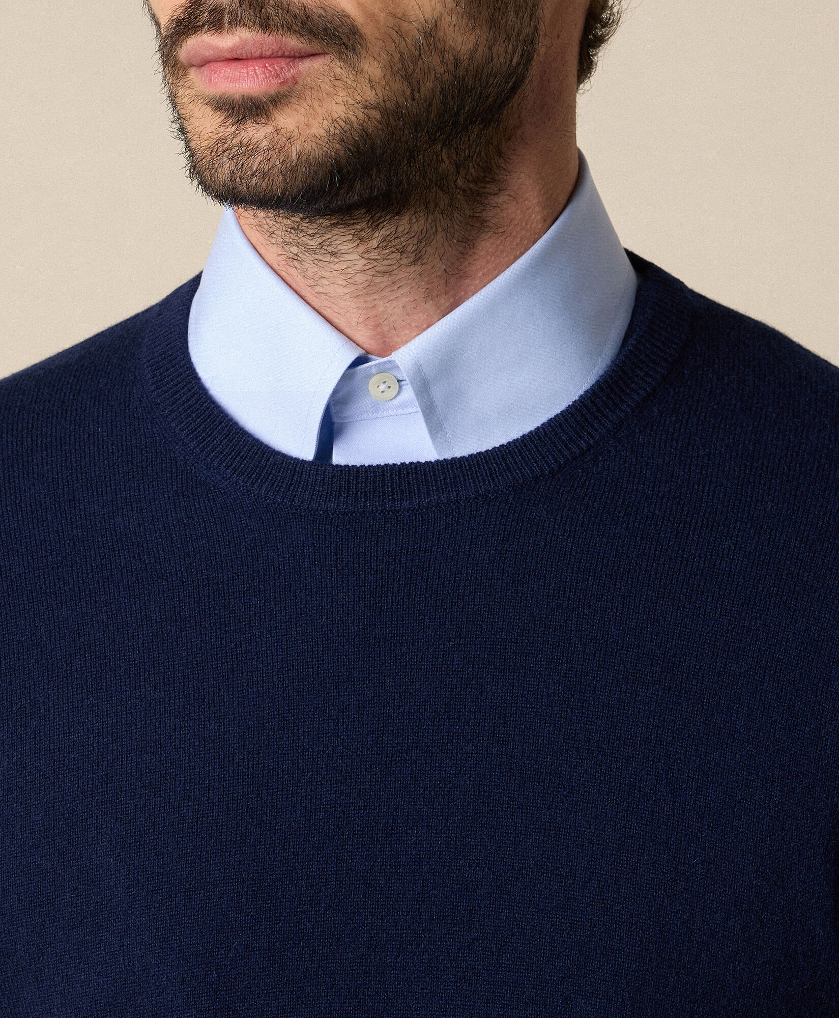 Brooks Brothers Cashmere Crewneck Navy KNCRN050WSPWS001NAVYP001