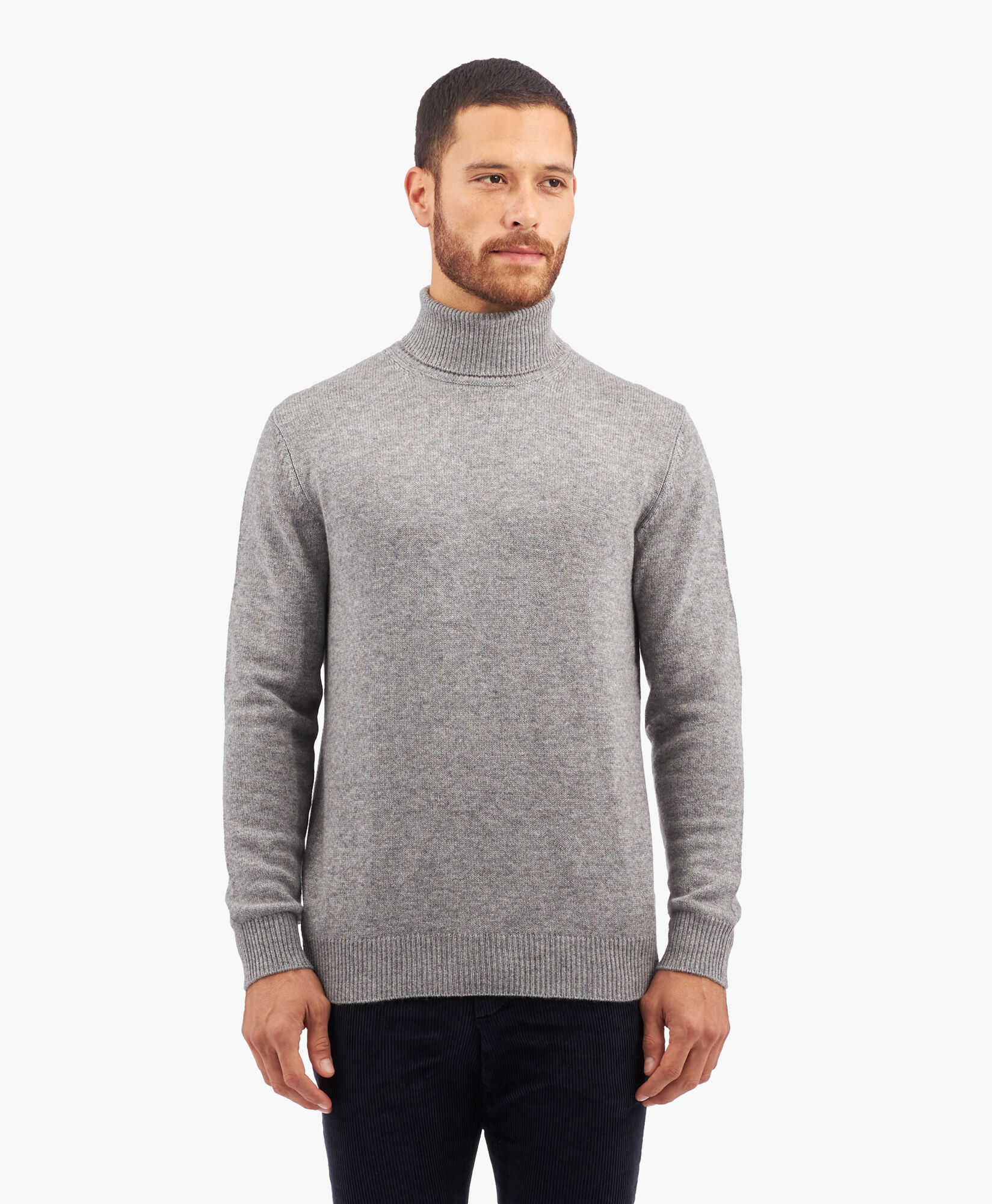 Light grey shop turtleneck sweater