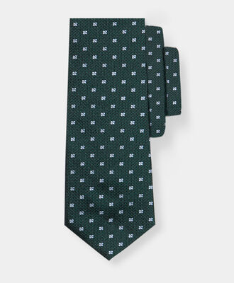 Brooks Brothers Micro Floral Silk Tie Green ACNEK113SEPSE001GREEF001