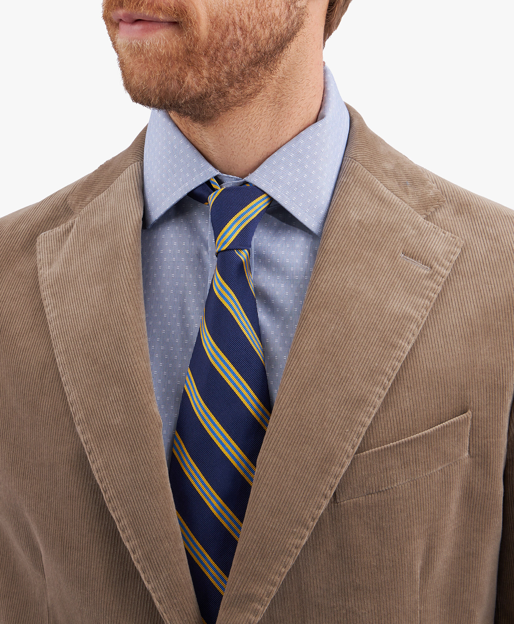Slim fit corduroy jacket top