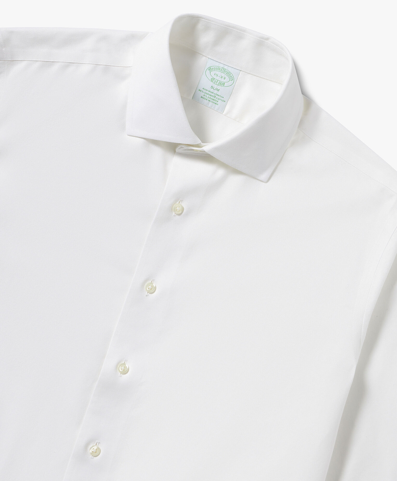 Brooks brothers white dress shirt deals