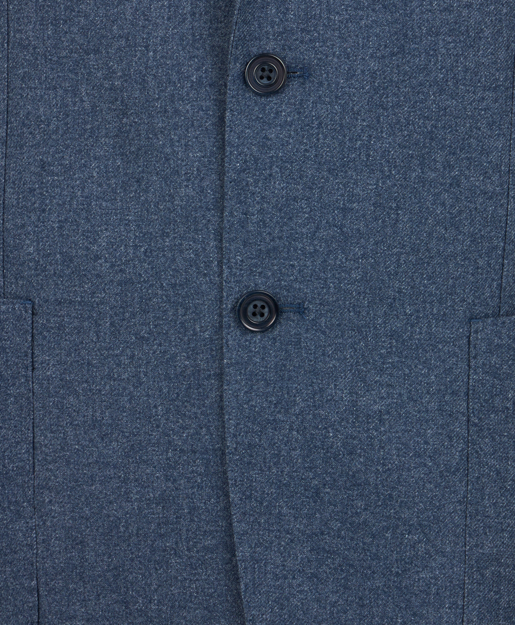 Brooks Brothers Melange Wool Blend Blazer Blue JKREG097WVBCO004BLUEP001