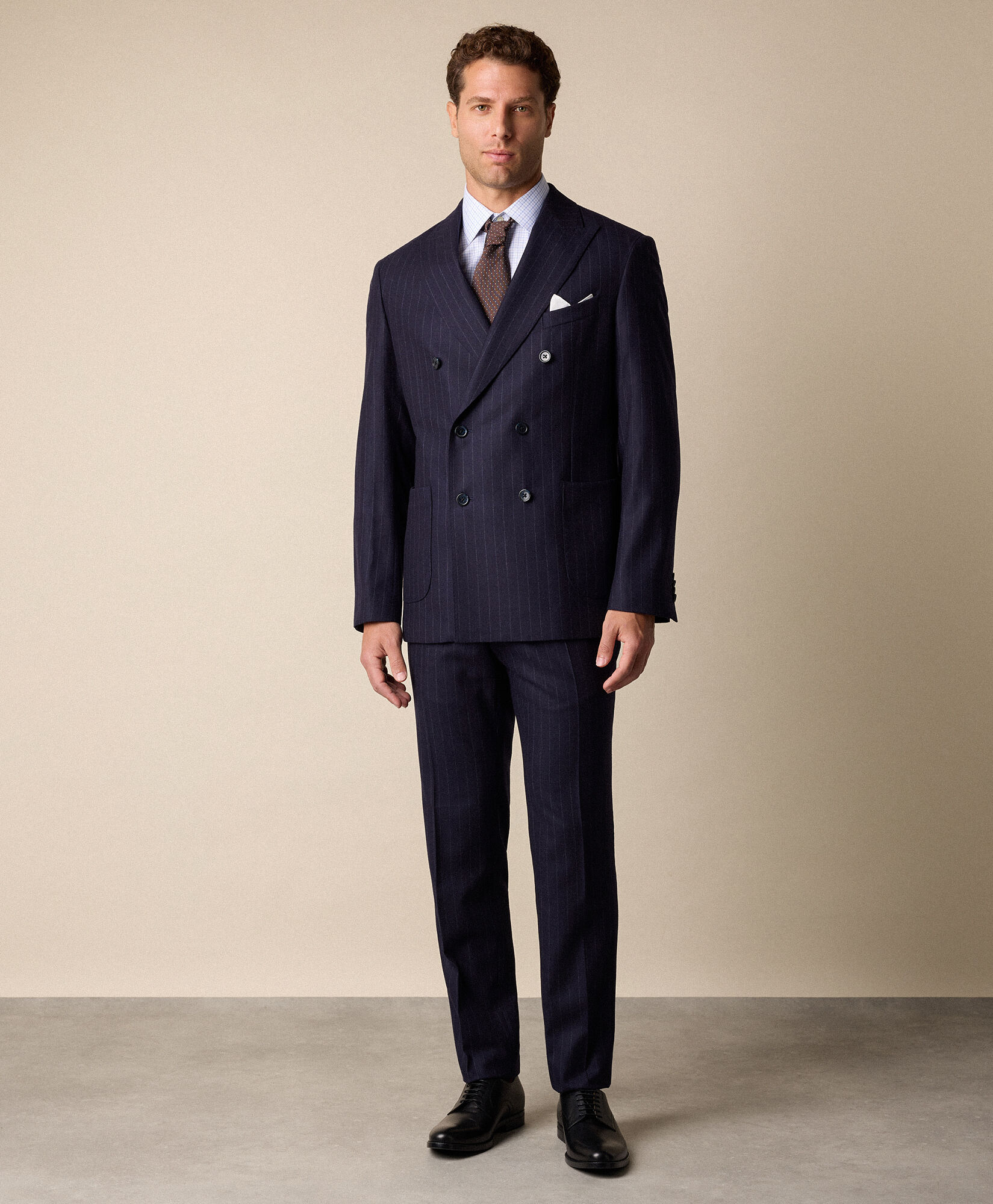 Brooks Brothers Chalkstripe Wool Suit Navy STREG052WOBWV002NAVYF001