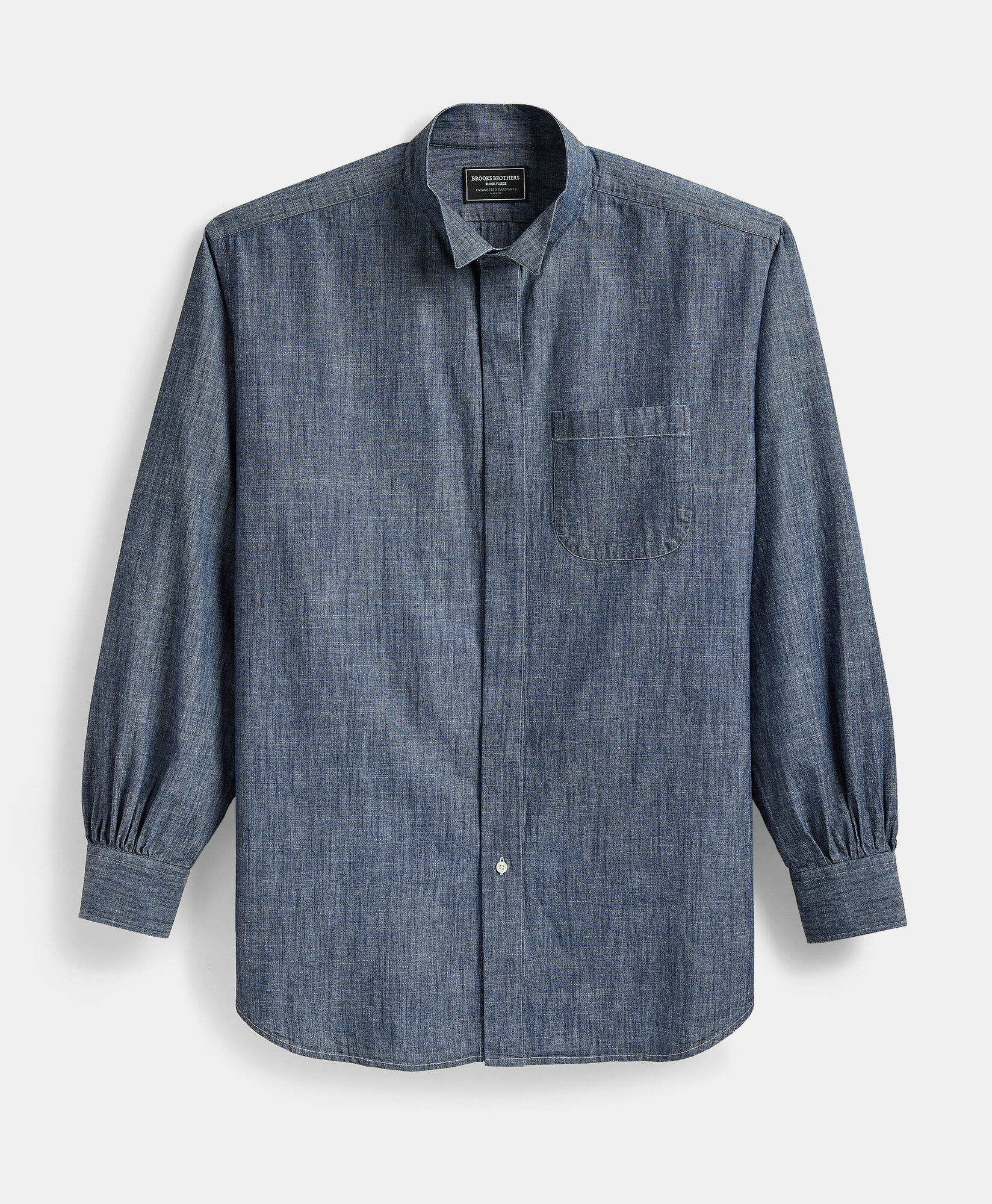Brooks Brothers Brooks Brothers x Engineered Garments - Oversized Wing Collar Shirt Blue 1000107578US100228090