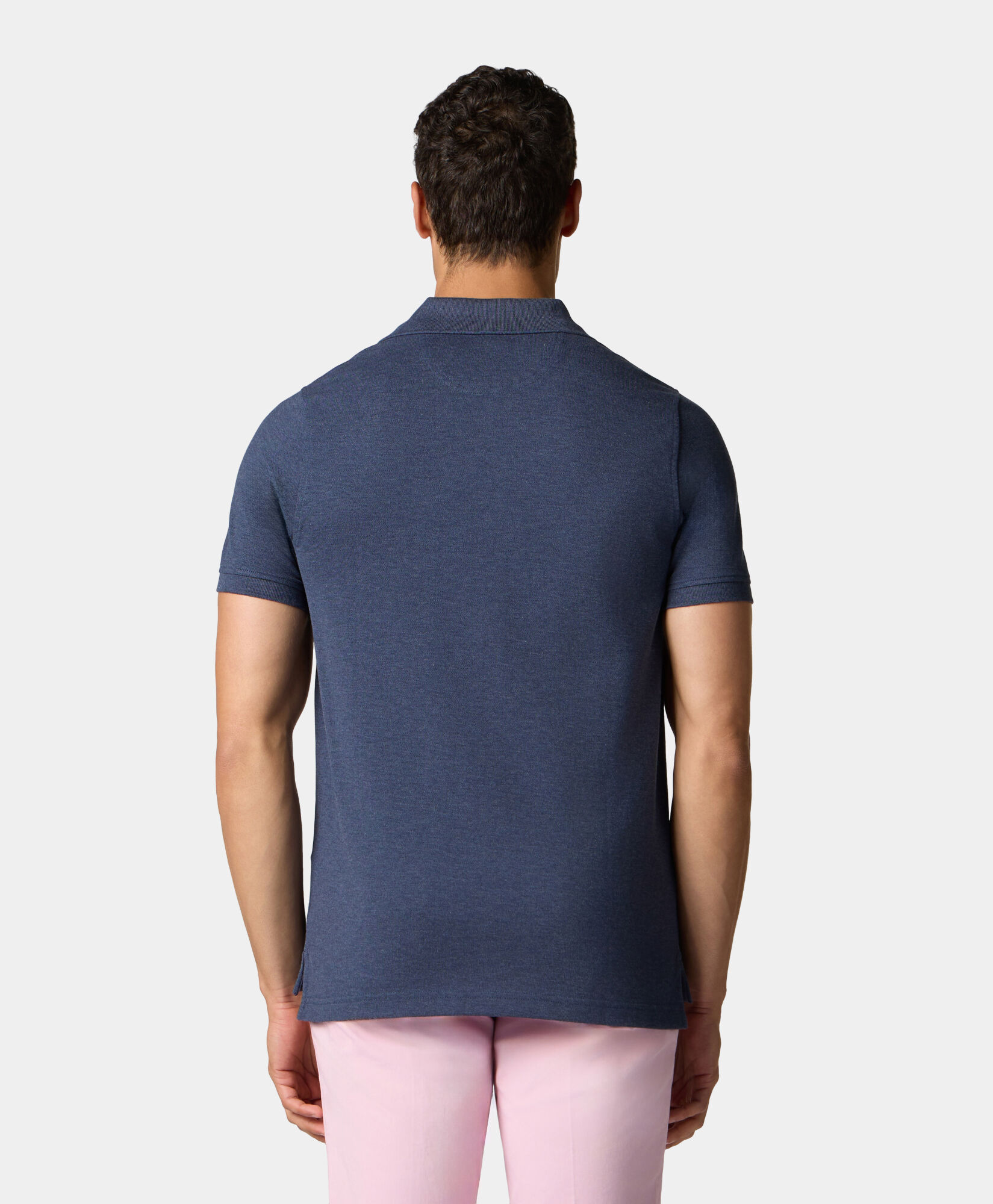 Brooks Brothers Golden Fleece Stretch Cotton Pique Polo Navy 1000090710US100219104