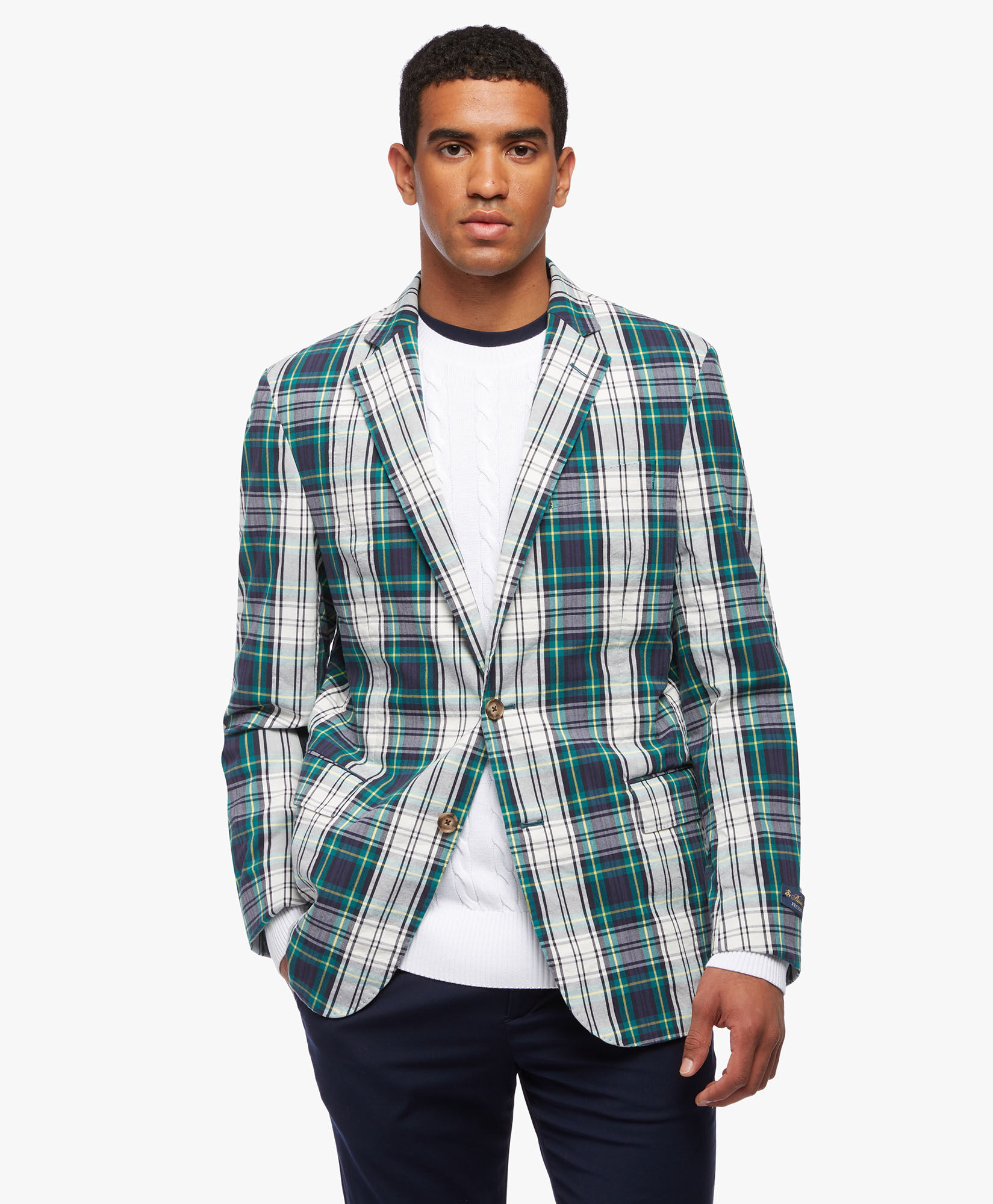 Brooks brothers green blazer cheap