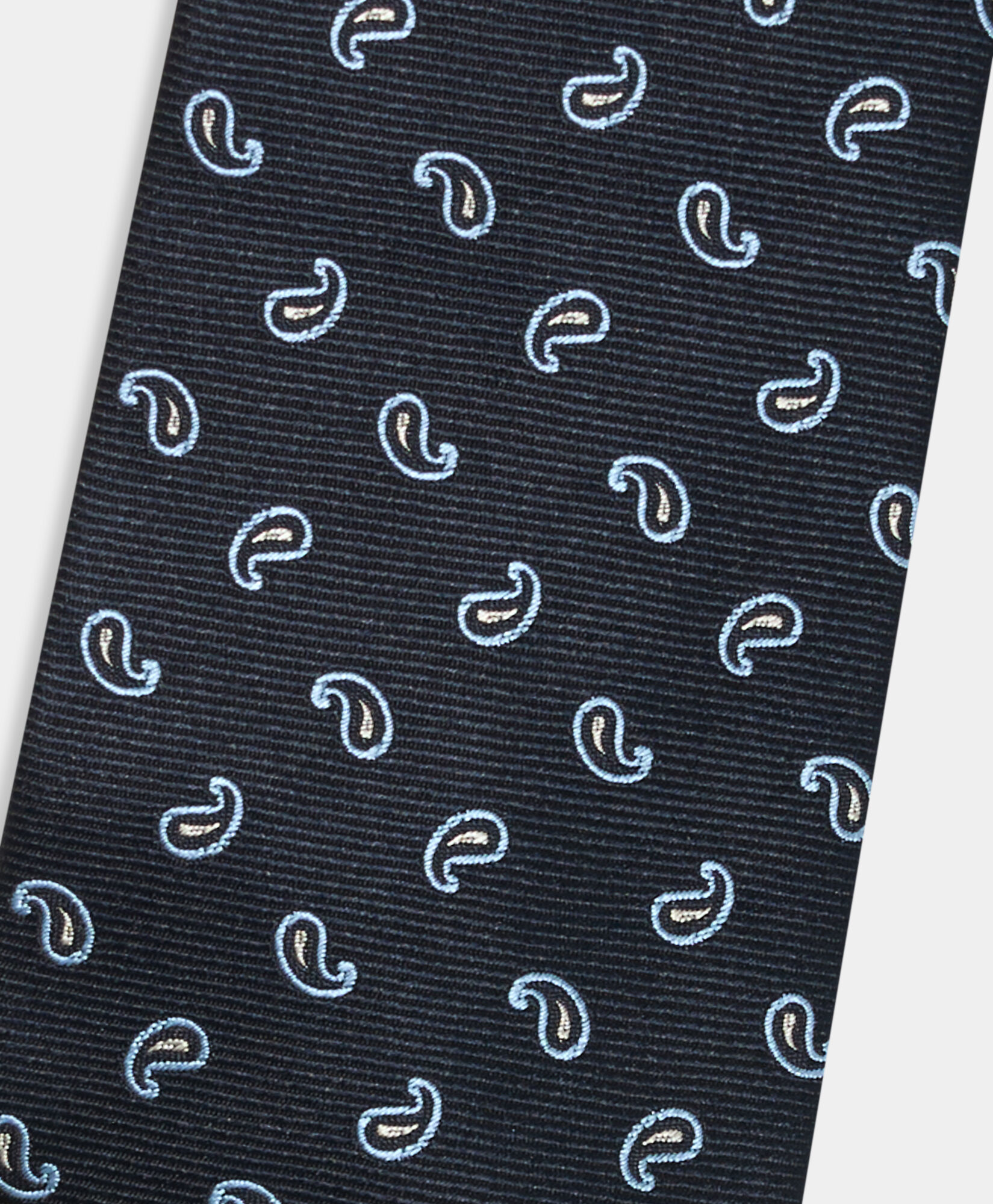Brooks Brothers Paisley Silk Tie Navy ACNEK139SEPSE001NAVYF001
