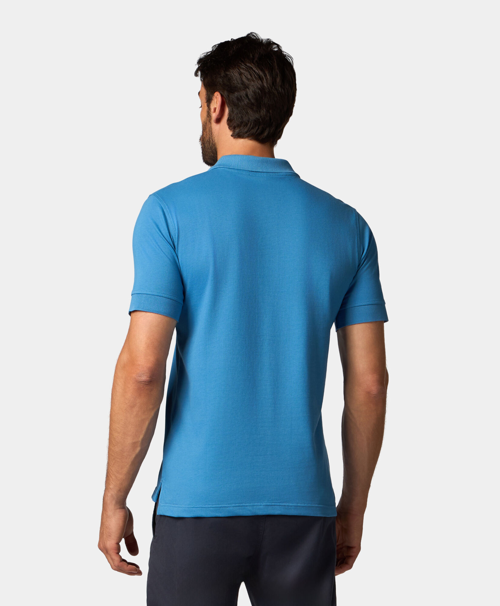 Brooks Brothers Cotton Piqué Polo Blue POJER010COPCO001BLUEP001