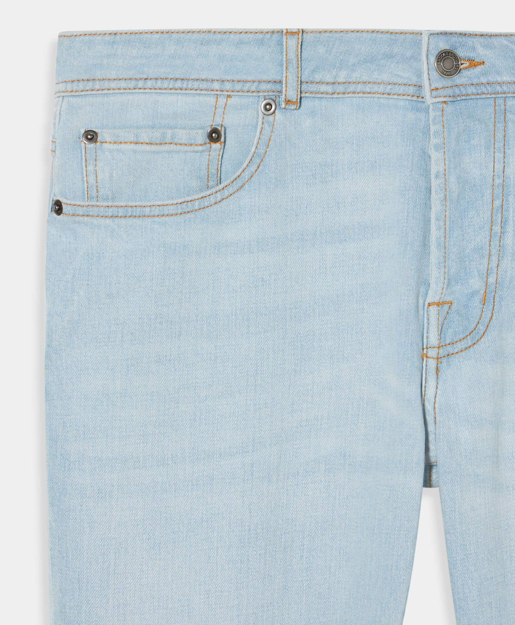 Brooks Brothers 5-Pocket Denim Pants Light Blue CPFPK039COBSP001BLCDP001