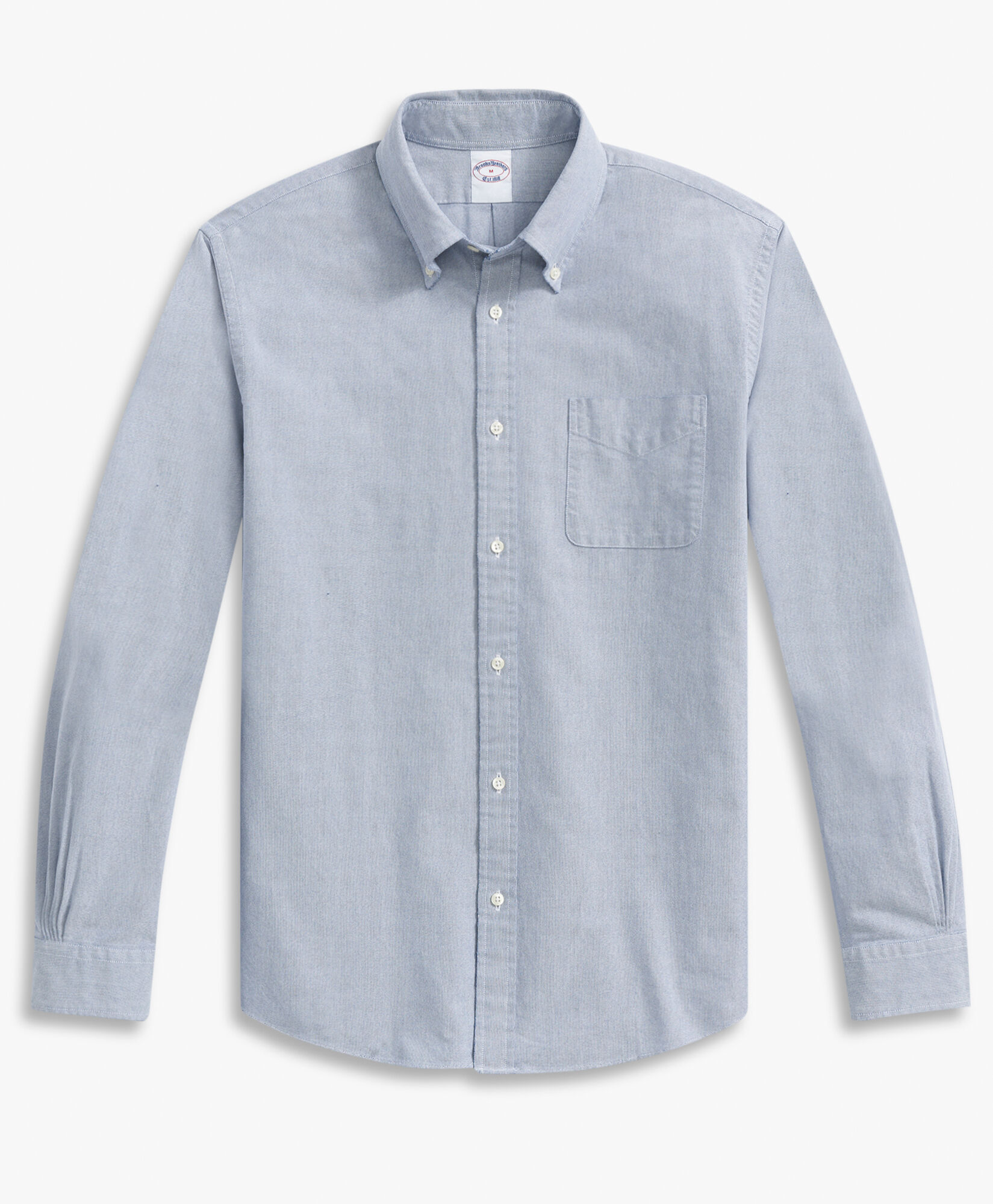 Regular Fit Oxford Cloth Friday Sport Shirt with Polo Button Down Collar in Blue for Men Brooks Brothers EU