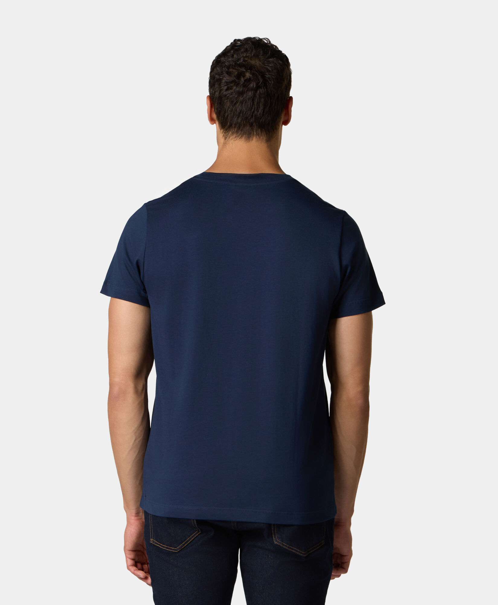 Brooks Brothers Cotton Pocket T-Shirt Navy KNTSH009COPCO001NAVYP001