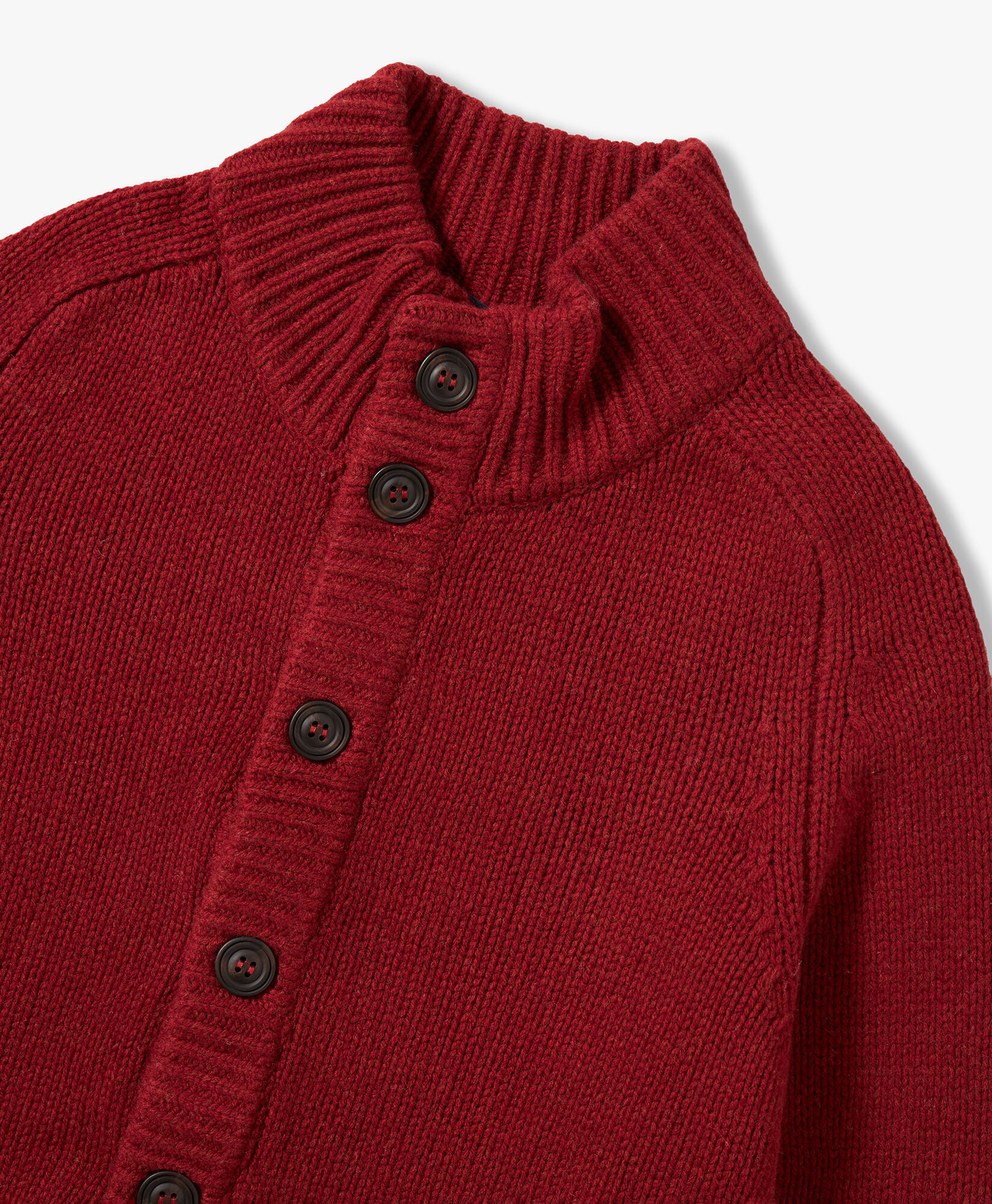 Burgundy Wool Cardigan in Burgundy Brooks Brothers EU