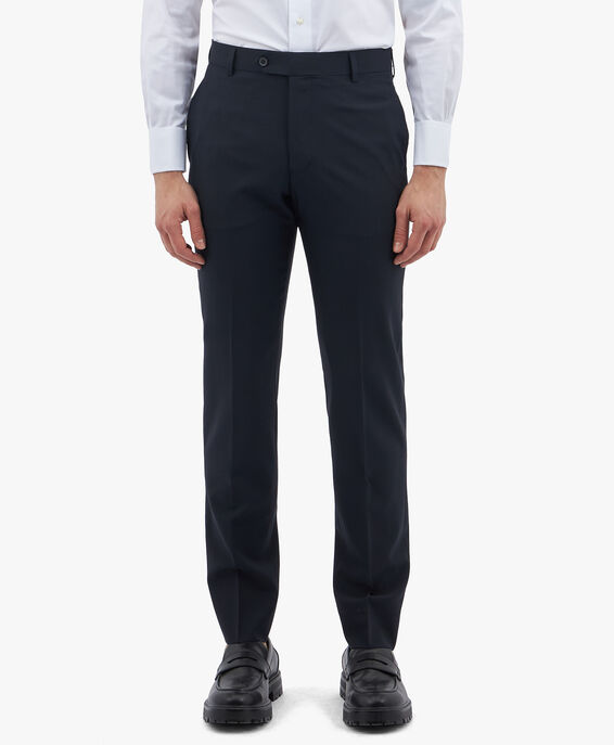 Brooks Brothers Pantalone elegante Milano, slim fit in twill di lana Blu navy 1000028475US100064484
