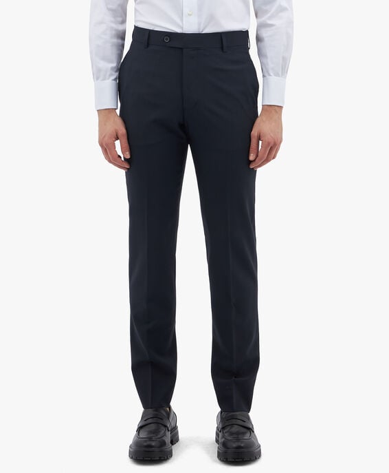 Brooks Brothers Pantalón de traje corte slim Milano, sarga de lana Azul marino 1000028475US100064484