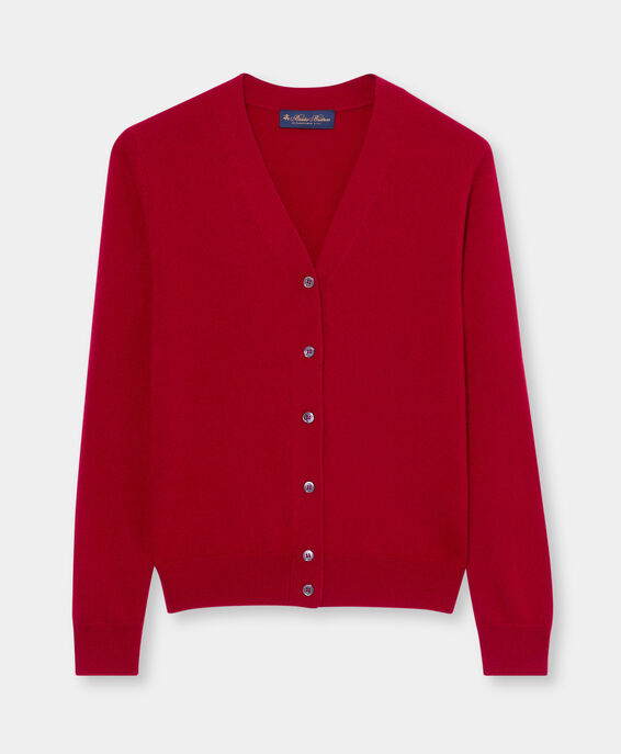 Brooks Brothers Cashmere Cardigan Red KNCAR010WSPWS001REDPL001
