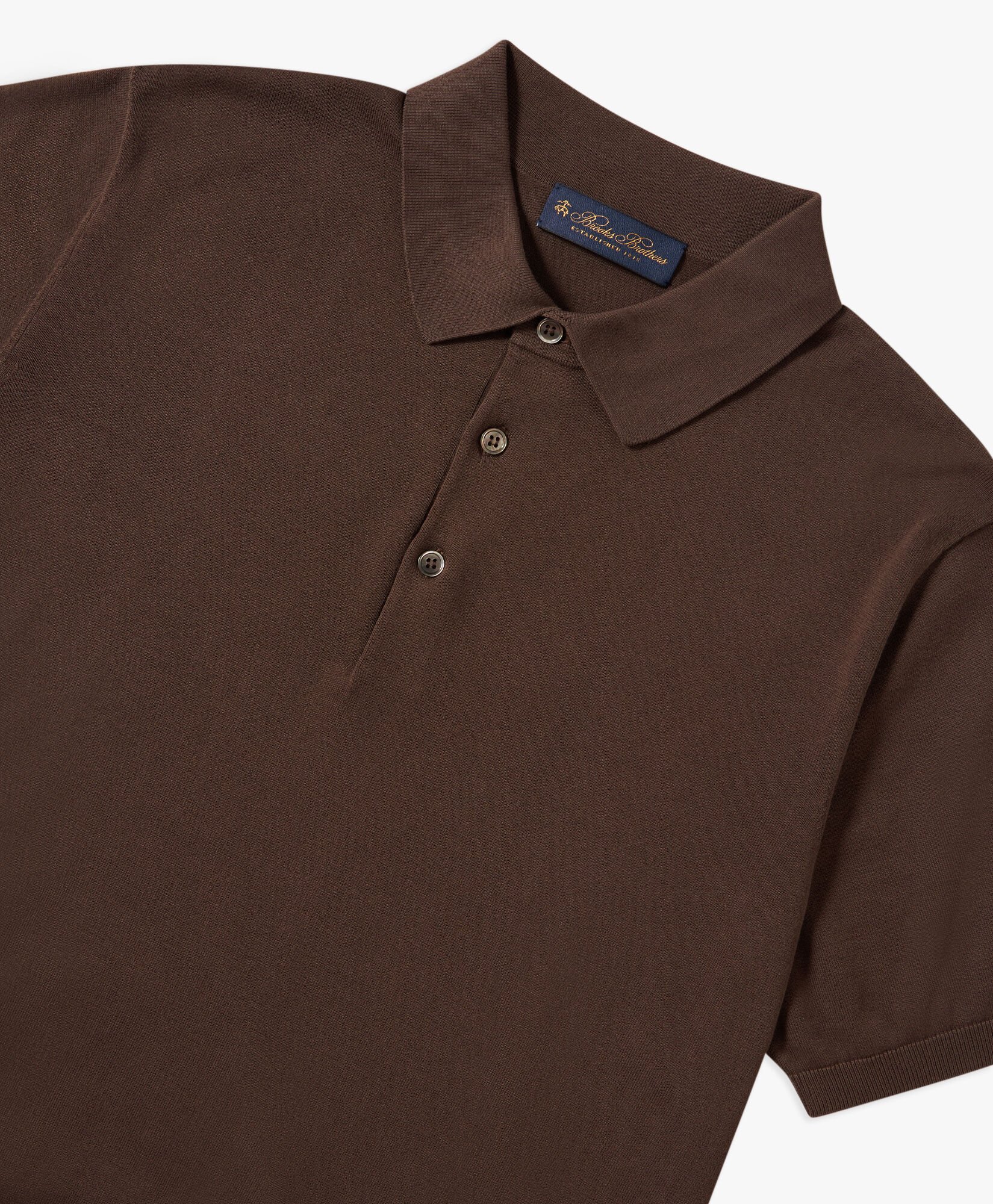 Brown Cotton Polo Shirt in Brown for Men Brooks Brothers UK