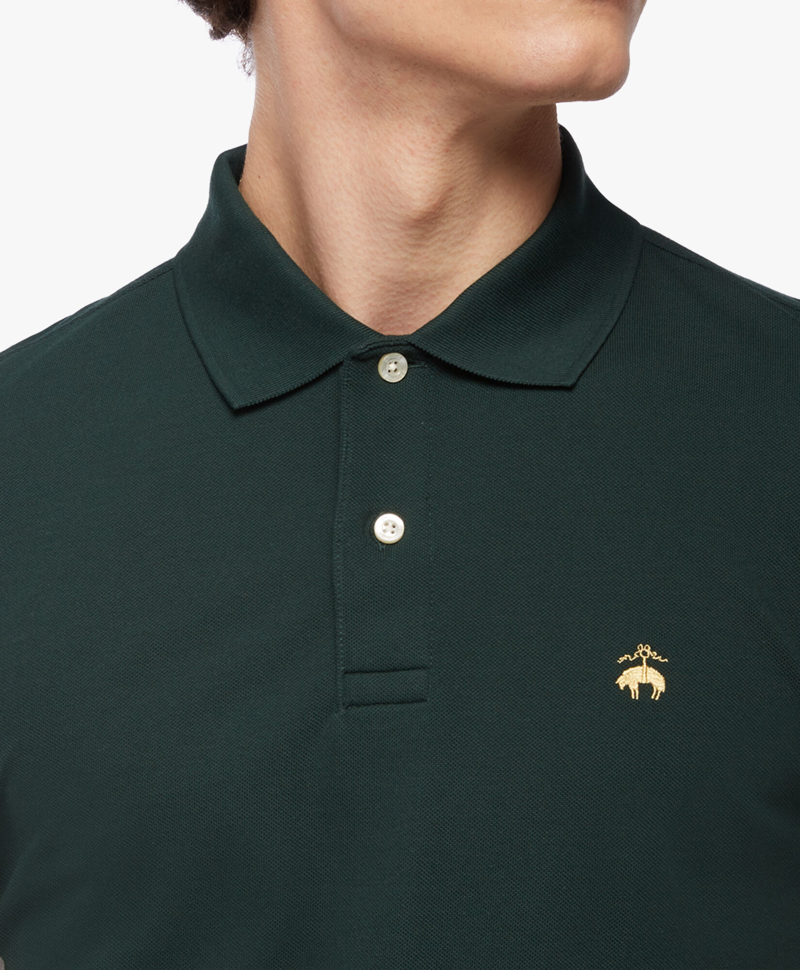 Brooks Brothers Golden Fleece Supima Cotton Polo Dark Green 1000085167US100174370