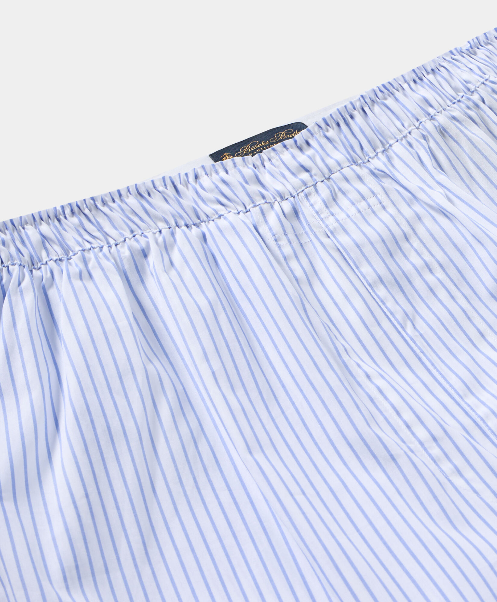 Brooks Brothers Micro Fantasy Cotton Boxer Shorts White UNDER018COPCO001WHITF001