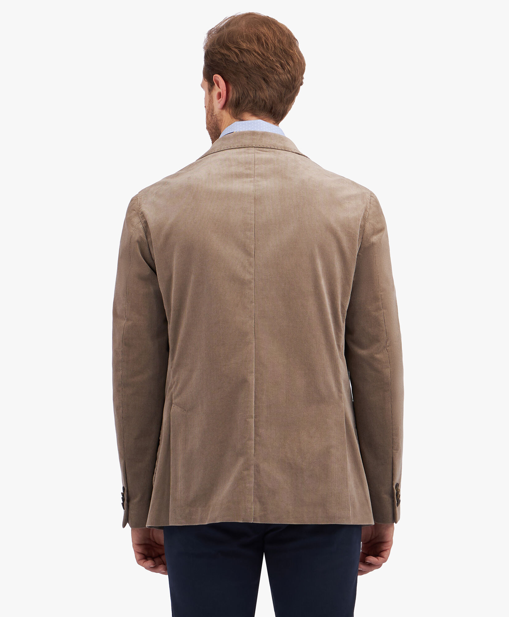 Khaki Slim Fit Stretch Cotton Corduroy Blazer in Khaki for Men Brooks Brothers UK