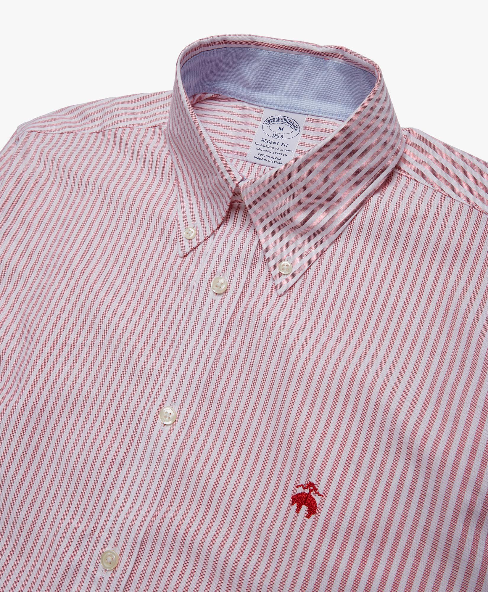 Regent Regular fit Non iron Sport Shirt Oxford Stretch Button Down Collar
