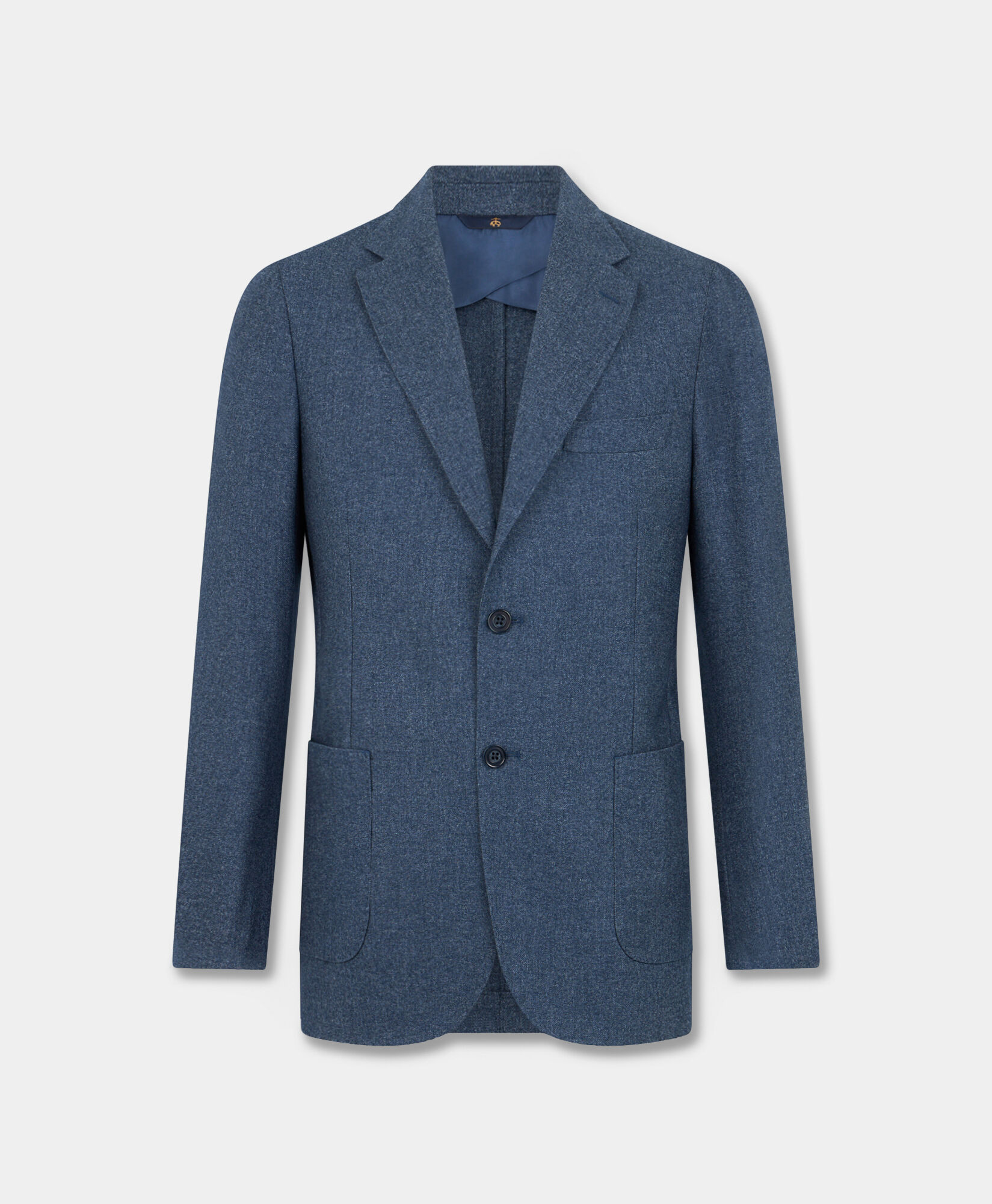 Brooks Brothers Melange Wool Blend Blazer Blue JKREG097WVBCO004BLUEP001