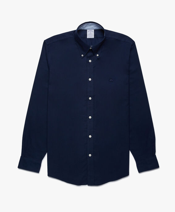 BrooksBrothers Camisa de sport corte regular Regent non-iron de Oxford elástico con cuello button down Azul marino 1000058556US100163760