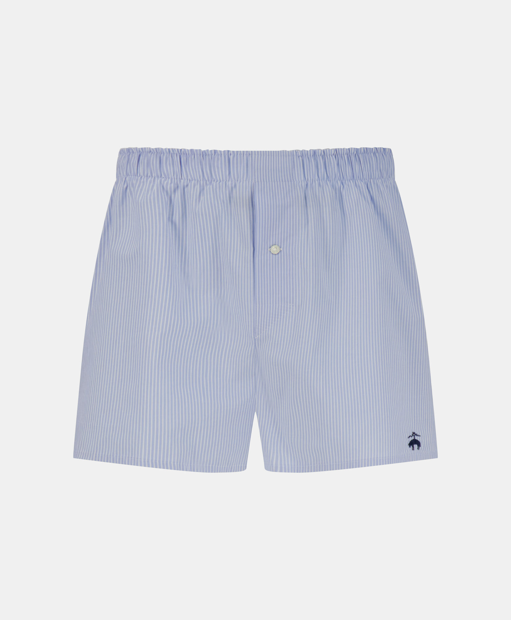 Brooks Brothers Cotton Broadcloth Boxer Light Blue 1000103849US100219679