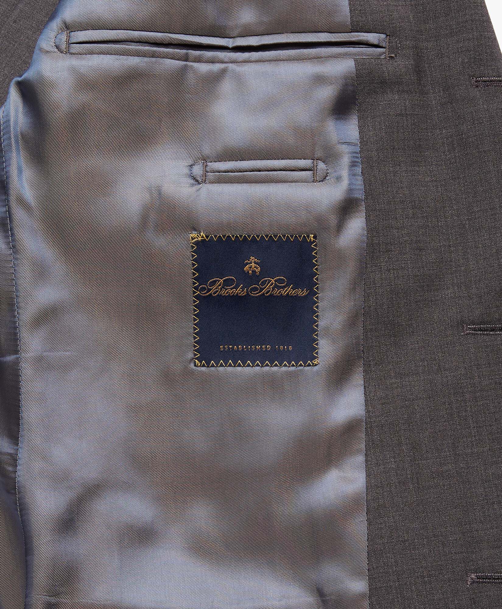 Brooks Brothers Wool-Blend Suit Medium grey STRTP001WVBSP001MDGRP001
