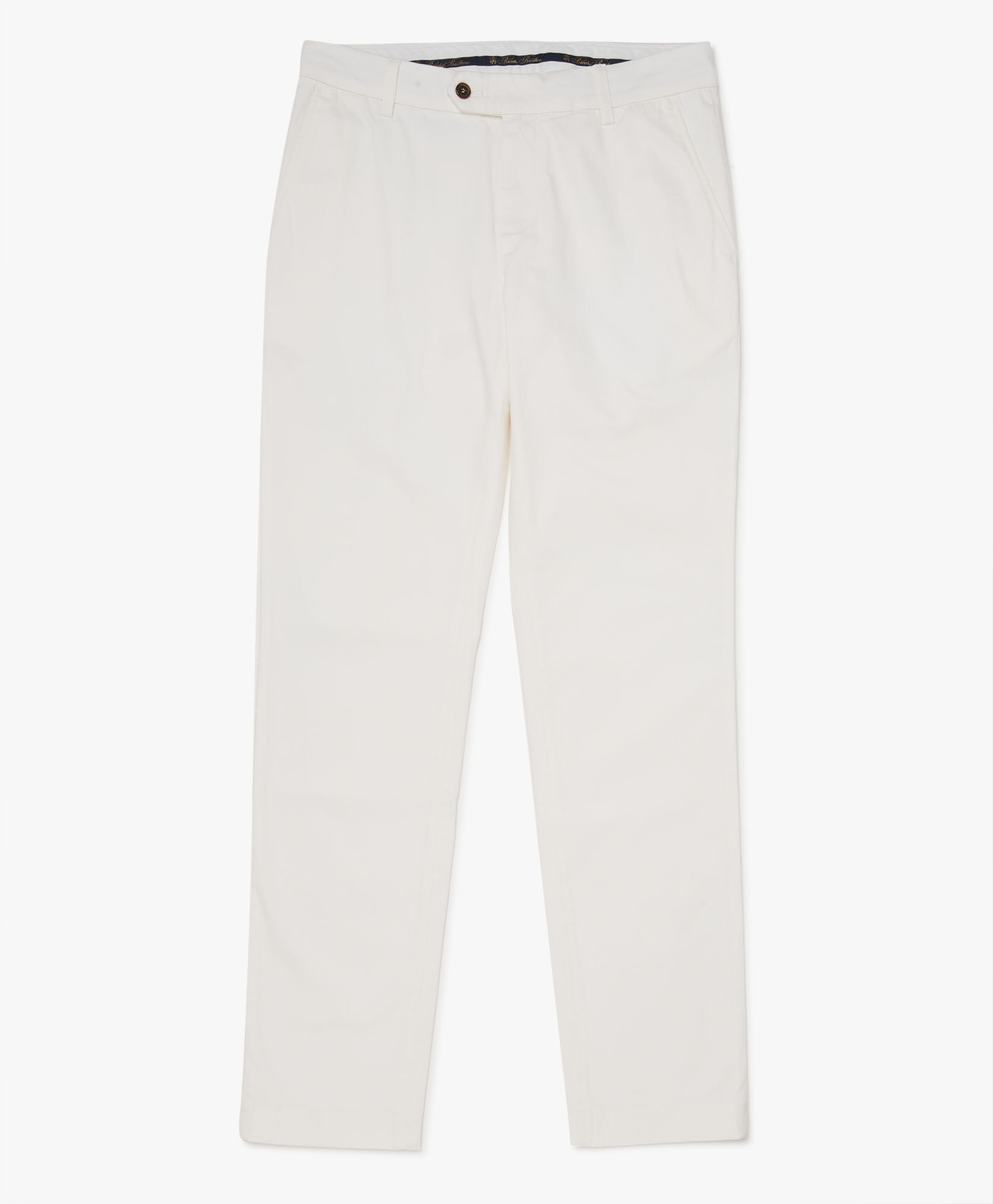 Brooks Brothers Stretch Cotton Chinos Offwhite CPCHI001COBSP003OWHTP001
